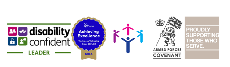 A group of people with a gold circle and a blue circle with white textAI-generated content may be incorrect.