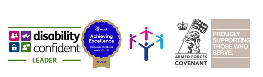 A group of people with a gold circle and a blue circle with white textAI-generated content may be incorrect.